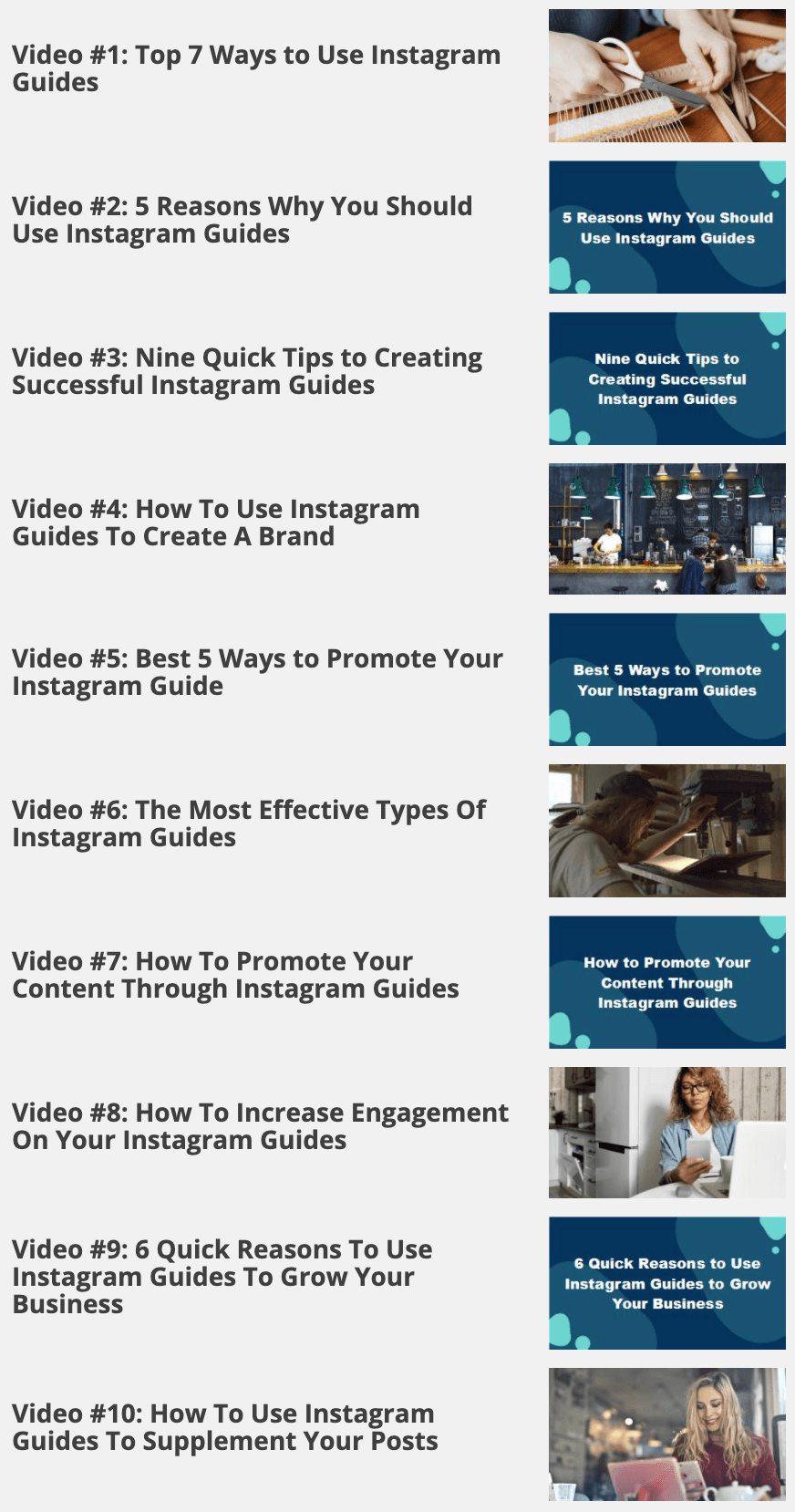 Instagram Guides For Beginners Video Upgrade.